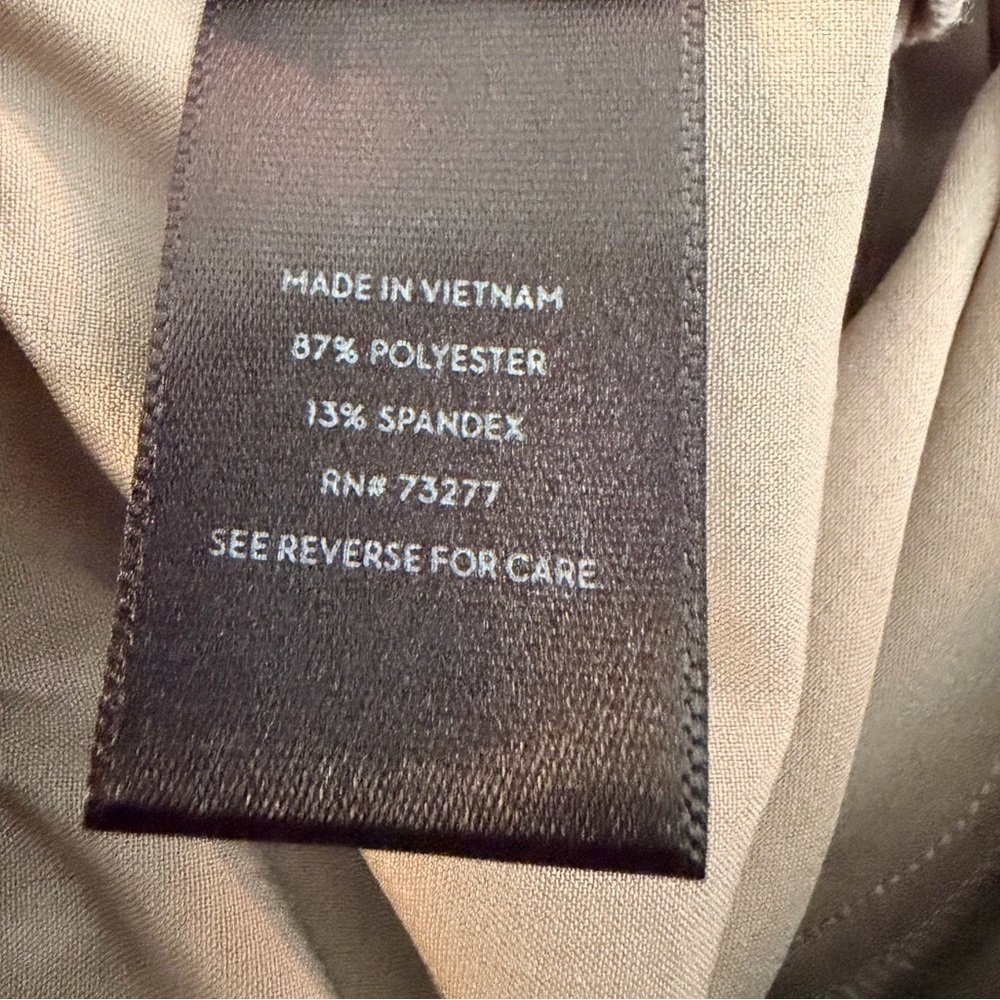 Simply Vera Vera Wang Women’s Beige Wide Leg Light Weight Pants- Size M - Picture 7 of 7